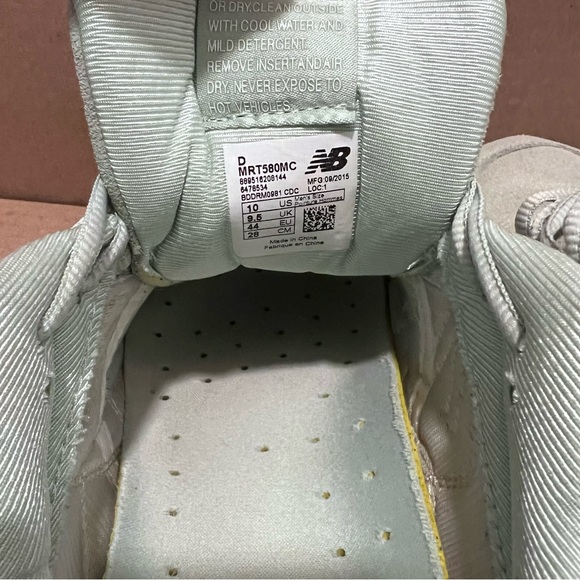 New Balance 580 Mint Green - Picture 6 of 7